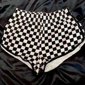 Small checkered shorts from forever 21